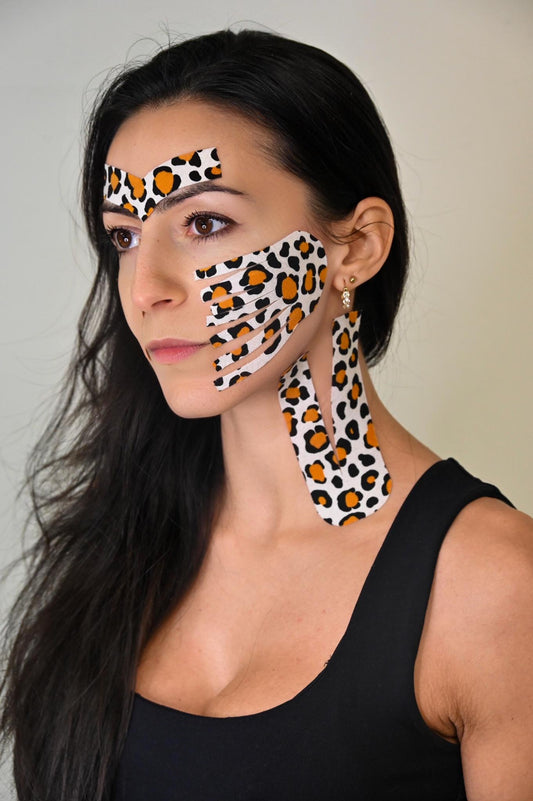Face tape leopardato viso – Glisya effetto lifting con stile

