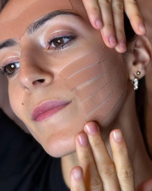 Face tape neutro viso – effetto lifting naturale invisibile

