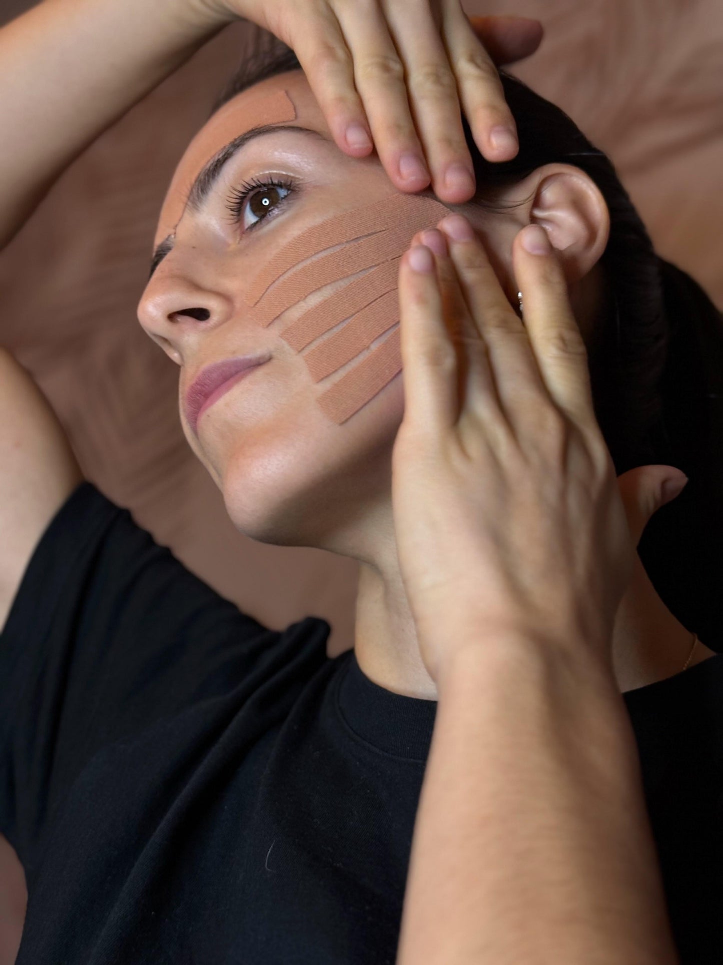 Face tape in cotone Glisya – colore nude delicato

